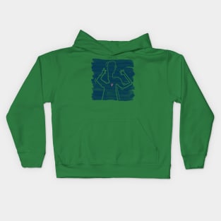 Abstract Love Kids Hoodie